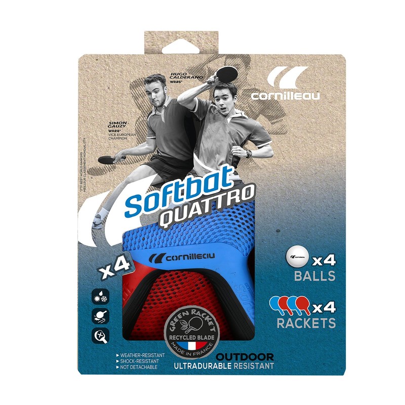 Cornilleau Eco Design Table Tennis Quattro Set (4 Bats and