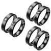 FOMIYES 3 Pairs Moon and Sun Promise Rings for Him