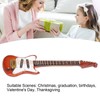 5.9in Mini Guitar Model Delicate Miniature Musical Instrument Guitar Model