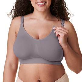 Bravado Designs Sustainable Nursing Bra | Body Silk Seamless | Silver Belle | L