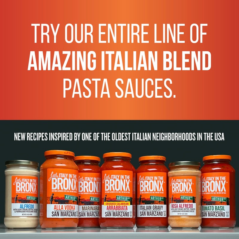 Little Italy Bronx Italian Gravy Sauce - Marinara Sauce, Pasta