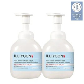 Illyyoon Ceramide Ato Bubble Wash & Shampoo 400ml 2 packs None / 세라마이드 아토 버블워시 앤 샴푸 400ml 2입 없음