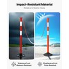 VEVOR 3 Pack Traffic Delineator Posts, 34 in Traffic Safety