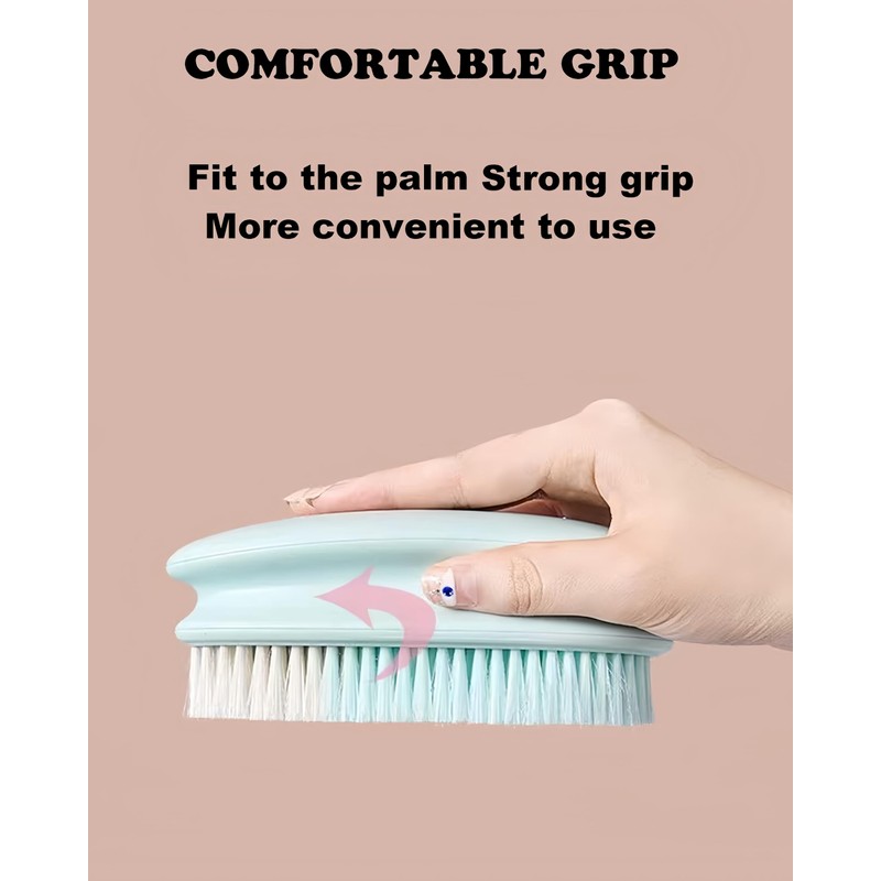 2 Pack Cleaning Scrub Brushes Soft Bristle Scrubbing Brush Clothes