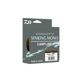 Daiwa Infinity Sinking Mono, 0,37mm, 10,10kg, 22,0lb, 790m, Braun, Monofile Angelschnur, 12765-137