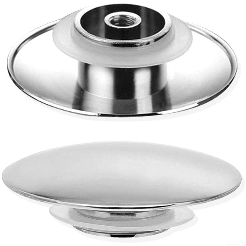 Drhomeam 66mm Pop Up Push Button Click Clack Sink Drain