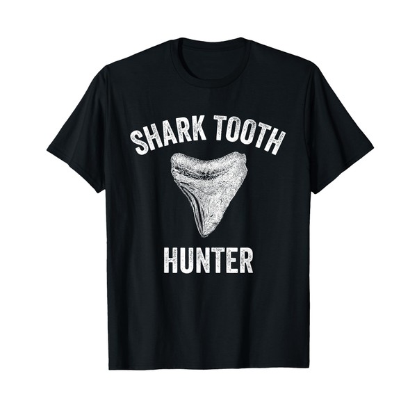 Shark Tooth Hunter Megalodon Fossilized Sharks Teeth Crafts T-Shirt