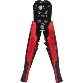 Automatic SELF Adjustable Wire Stripper with Crimper PLIER Cutter Crimping Tool Red