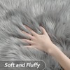 Faux Fur Rug Fluffy Rug Grey, Fluffy Carpet,Faux Sheepskin Rugs
