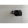 Duravit 9938 Starck T Paper roll Holder, matt Black, für