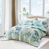 Tritard Coastal Comforter Set Queen Size 3 Piece, Soft Beach