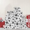 Dog Paw Cat Paw 3 Pack Christmas Gift Bags, Drawstring
