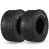 2 Pack 13x6.50-6 Lawn Mower Tubeless Tire, 13x6.5-6 for Tractor