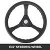 Bestauto Outboard Steering System 14' Outboard Steering Kit 14 Feet