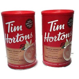 Tim Hortons French Vanilla Cappuccino, (2pk), 454g/16oz., Tins,