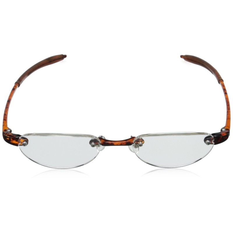 Visualites Vis2 VIS2TOR20 Rimless Reading Glasses, Tortoise, 48 mm