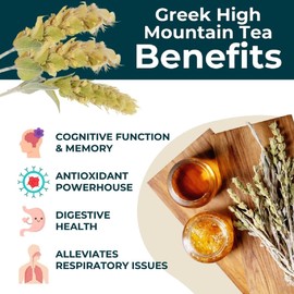 Greek Mountain (Mursalski) – Premium Quality & Excellent Taste, Loose Leaf Herbal Blend, Handpicked with Stems, Leaves & Flowers – 50g