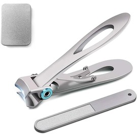 Nail Clippers for Thick Nails, 15 mm Wide Jaw Opening Nail Clippers, Stainless Steel Large Toenail Clippers, Toenail Clippers, Nail Nippers for Thick Nails