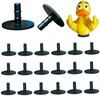10Pcs Duck Holder for Car Dash, Rubber Duck Mounts Duck