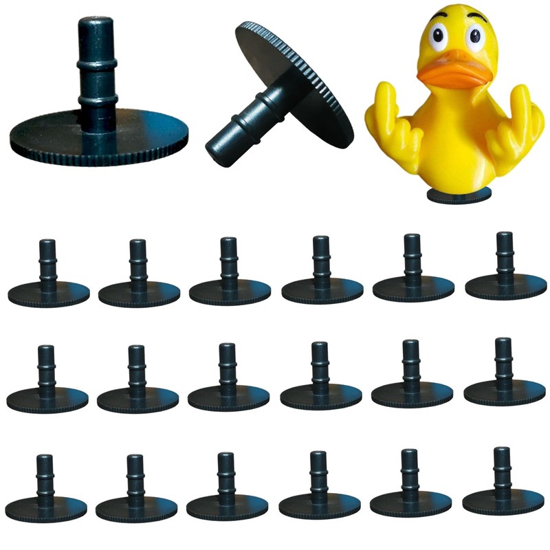 10Pcs Duck Holder for Car Dash, Rubber Duck Mounts Duck