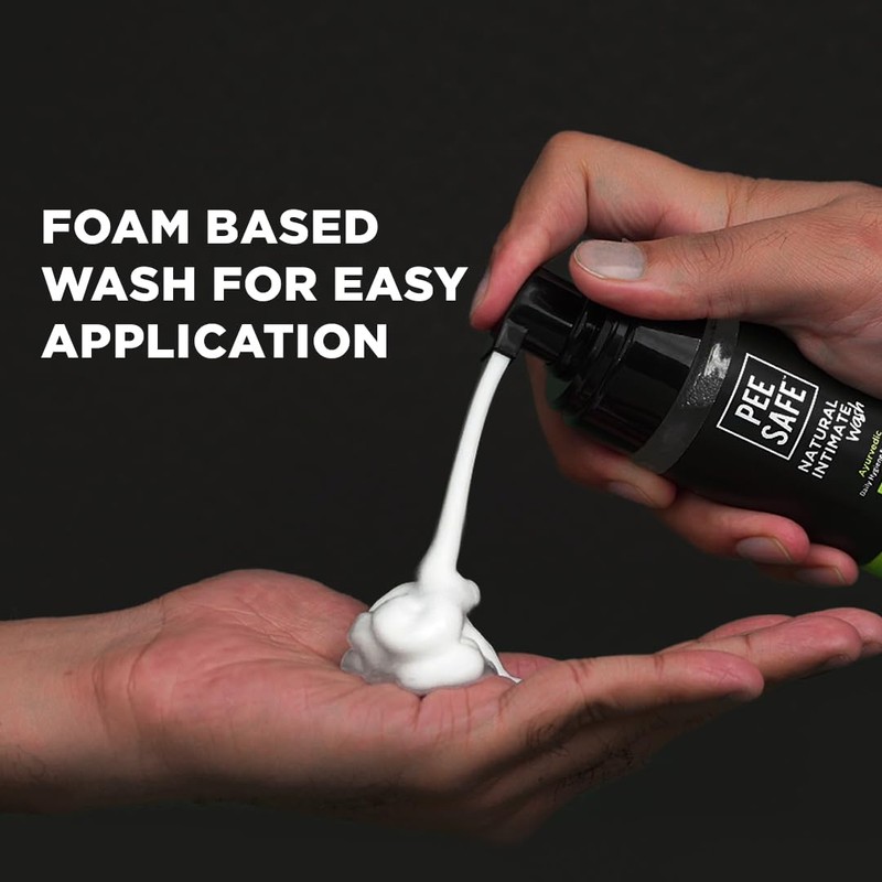 Pee Safe Intimate Wash Men 300ml refill pack with 100
