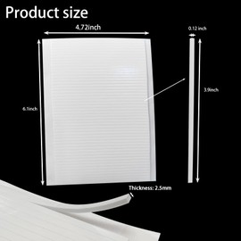 Birllaid Adhesive Foam Strips Double Sided Foam Tape, 3D Foam Strips with Adhesive Mount for Shaker Cards Scrapbooking, 10 Sheets 6 InchX 4 Inch