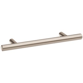 Cosmas® 305-030SN Satin Nickel Cabinet Hardware Euro Style Bar Handle Pull - 3" Hole Centers, 5-3/8" Overall Length, 1/2" Inch Bar Diameter