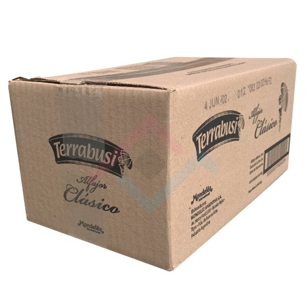 Terrabusi Alfajores Classic Milk Chocolate Filled with Dulce de Leche Wholesale Bulk Box (box of 48)