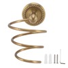 Hair Dryer Holder Antique Brass Hair Care Tools Holder Wall