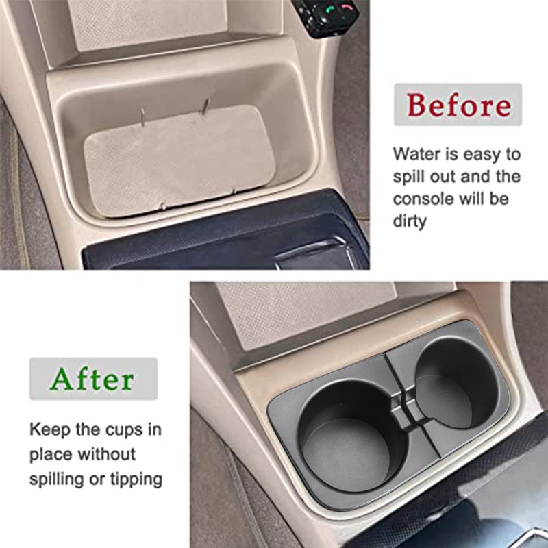 JDMCAR Car Cup Holder Inserts Replacement for Toyota Tacoma 2005