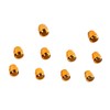 10PCS Electric Guitar Pickup Switch Tip Gold Round Retro Plastic