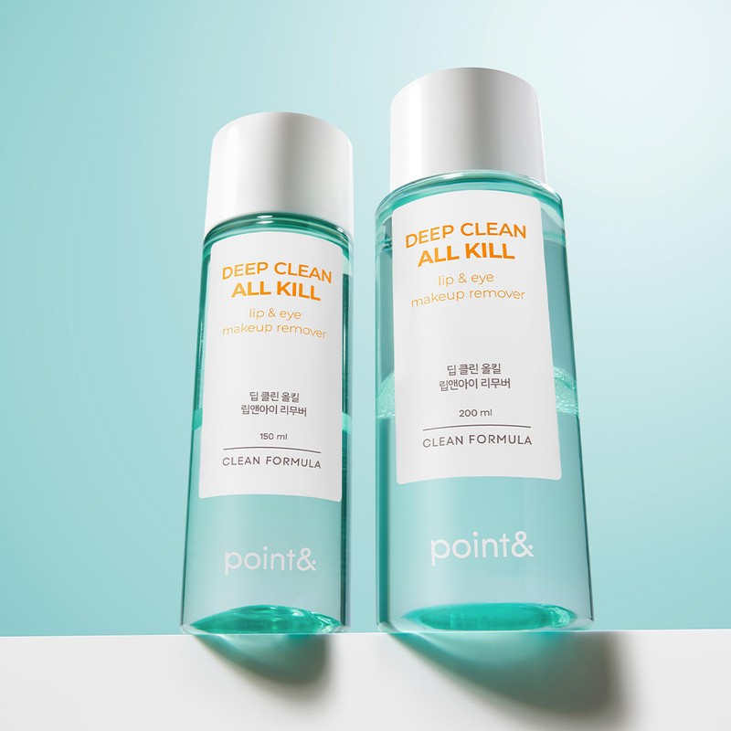 [비건뷰티] 포인트앤 딥 클린 올킬 립앤아이 리무버, 150ml, 2개 [Vegan