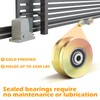2 Sets 4" V Groove Slide Gate Roller Wheels |
