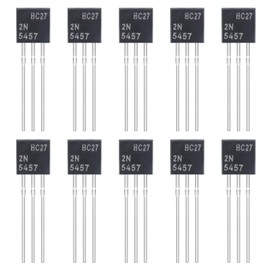 ALLECIN 2N5457 N-Channel Junction Field Effect Transistors 5457 JFET TO-92 25V 10mA (Pack of 10pcs)