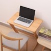 Oakestry Multi-Functional Bamboo Laptop Table with Foldable Legs Portable Bedside