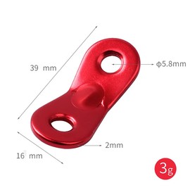 30 PCS Guy Rope Tensioners Durable Guy Ropes Aluminum Alloy Wind Rope Cord Adjuster Wind Rope Buckle for Camping Hiking Outdoor Activity Tent Accessory