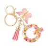 SUIKIHUM Initial Letter Keychains, (10.5cm/4.13" Mini Letter Butterfly KeyChain) Resin
