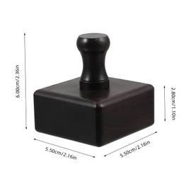 jojofuny Leather Burnishing Tool for DIY Craft Durable Edge Slicker for Polishing Leather Edges Easy to Use Grinding Block for Fine Grooves and Curved Areas