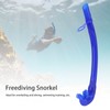 Diving Snorkel Foldable Odorless Silicone L Shape 38cm Soft Freediving