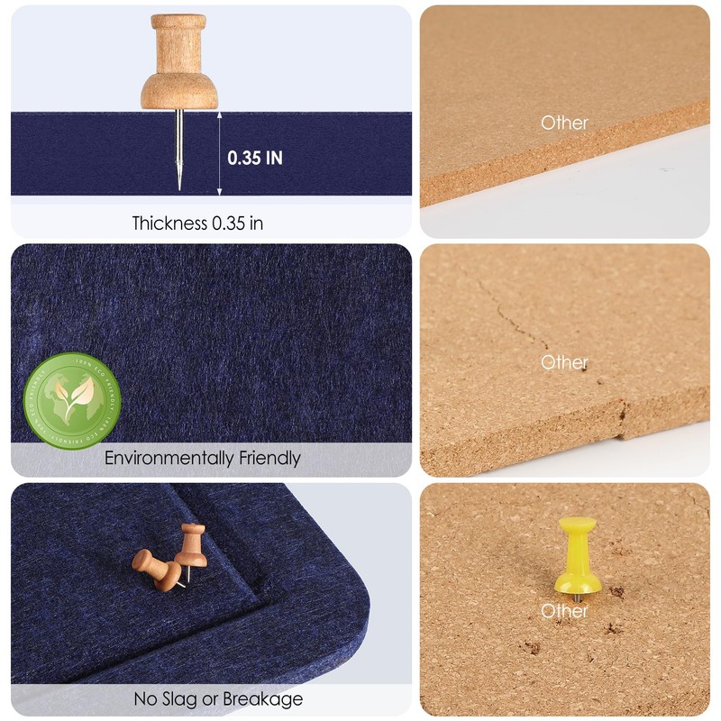 MaxGear Extra Large Bulletin Board 72" x 48", Foldable Felt