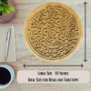 INTELLIGAMES. Round Wooden Maze. Labyrinth Puzzle. Educational Brain Teaser. Table