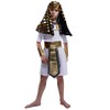 SEA HARE Children's Costume for Boys White Egyptian Pharaoh (S: