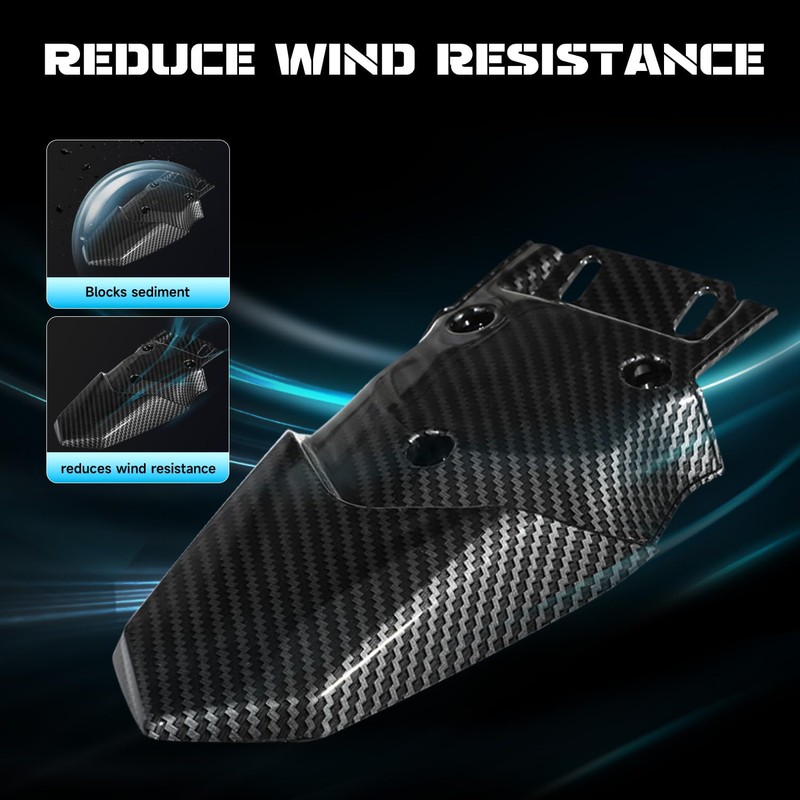 CHANGCHENG Short Rear Fender Protector Talaria Fender Mudguard Carbon Fiber