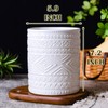 Yundu White Porcelain Kitchen Utensil Holder for Countertop, Utensil Crock