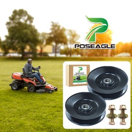 POSEAGLE 2 Pack 1-603805 Idler Pulley Replaces 99-4638, 994638, E603805 for Toro Z Master Z200, Z252, Z255, Z288e, Z500, Z553, Z560, Z590-d, Z597-d, eXmark Lazer As, Lazer Z As, Lazer Z Xs Mowers