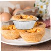 Cabilock 200Pcs Egg Tart Molds Foil Baking Trays for Pies