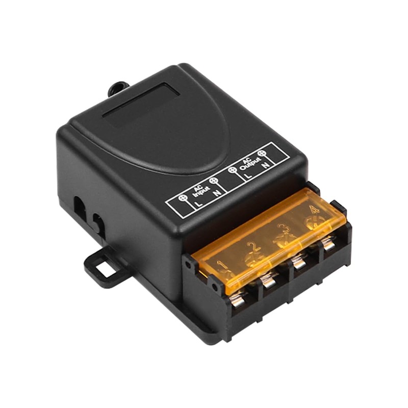 ANCLLO 433Mhz Wireless Remote Control Switch AC 110V 120V 240V