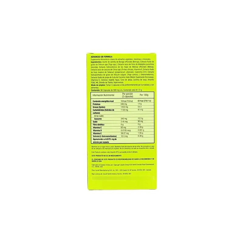 Glisodin Skin Brightening Suplemento Antimanchas 90 Cápsulas