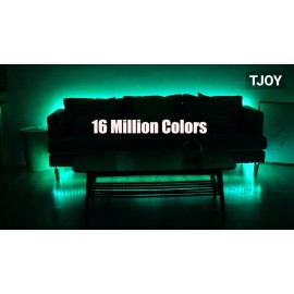 TJOY 200 Ft LED Strip Lights, Smart Light with App Remote Control, RGB LED 2ROLL100ft