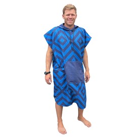 Malo'o Nalu Surf Poncho Changing Robe with Hood - Soft & Warm -Children & Adult Sizes-Changing Towel & Poncho